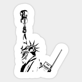 violin liberty Sticker